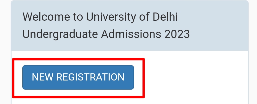 Delhi University UG Admissions