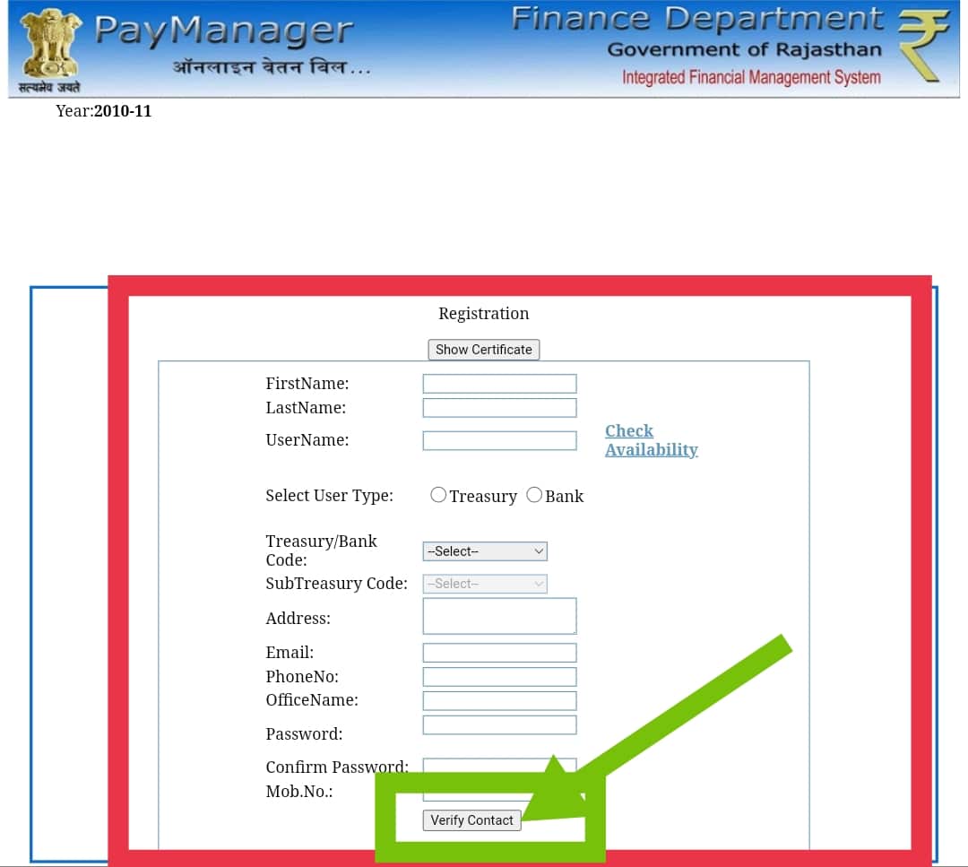 Paymanager Bank Registration