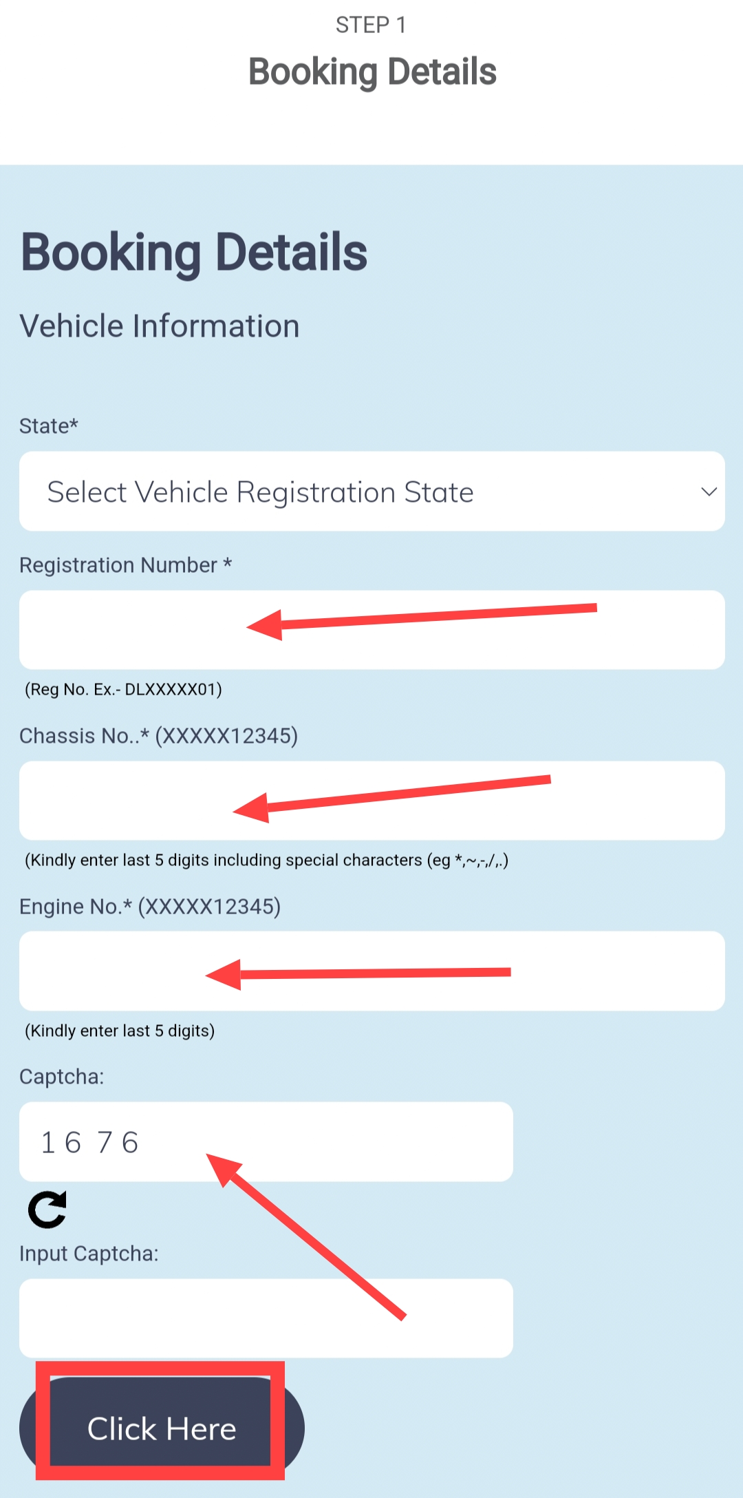 High Security Number Plate Online Apply