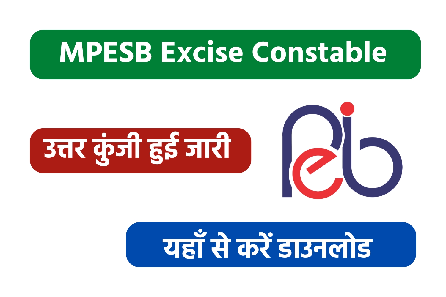 MPESB Excise Constable Answer Key 2023 | मध्यप्रदेश आबकारी सिपाही उत्तर कुंजी