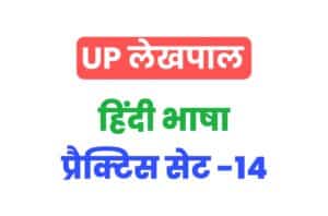 UP Lekhpal Hindi Practice Set 14
