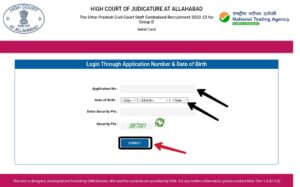 Allahabad High Court Group D stage II Admit Card 2022 download page
