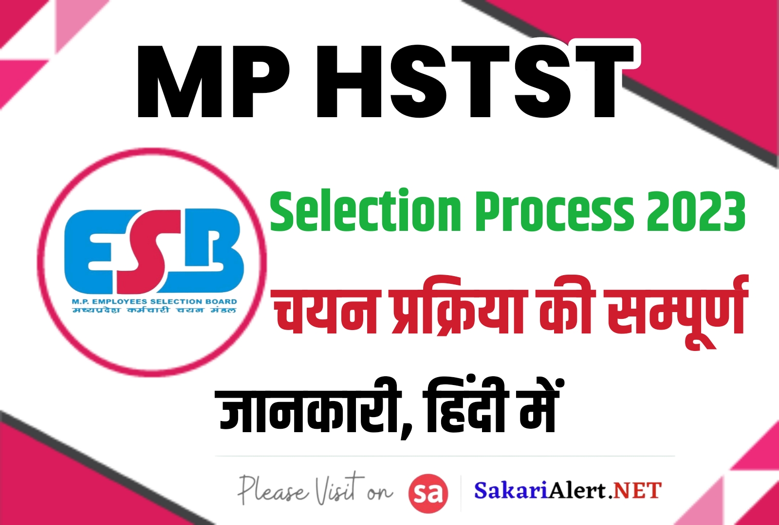 MP HSTST Selection Process 2023