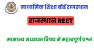 Rajasthan REET Social Studies Practice Set 1