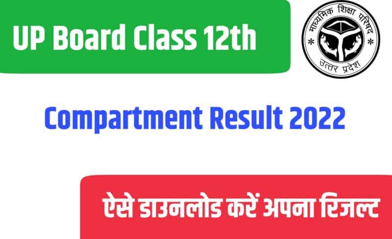 UP Board Class 12th Compartment Result 2022