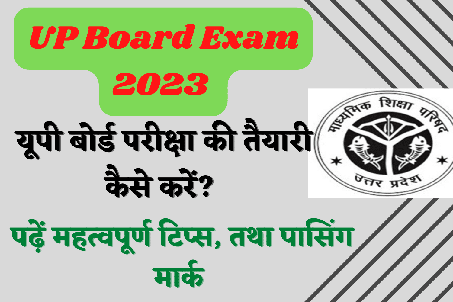 UP Board 10th & 12th Exam Tips