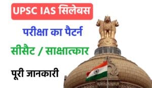 UPSC Syllabus In Hindi