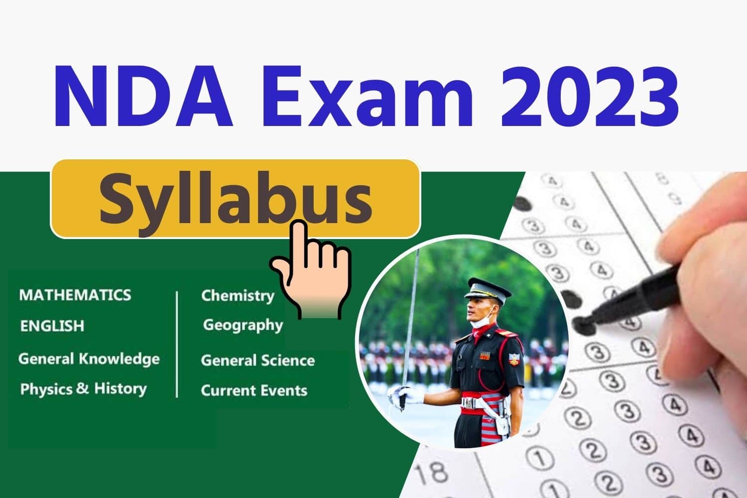 UPSC NDA Syllabus 2023 In Hindi