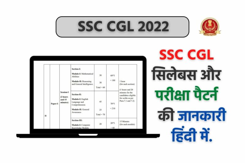 SSC CGL Syllabus Hindi