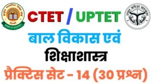 uptet ctet child development practice set